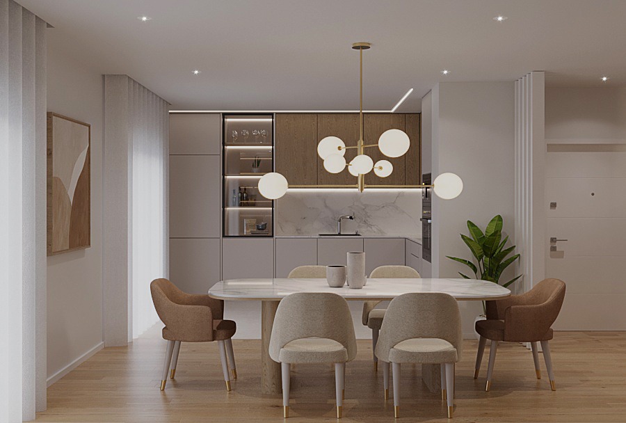 Cozinha e sala de jantar — Jardins do Anjo